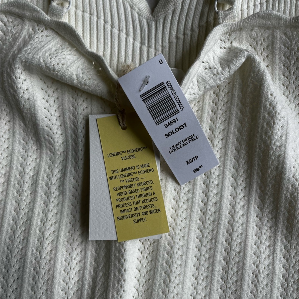 ARITZIA WILFRED SOLOIST TOP IN LIGHT BIRCH - Picture 3 of 6